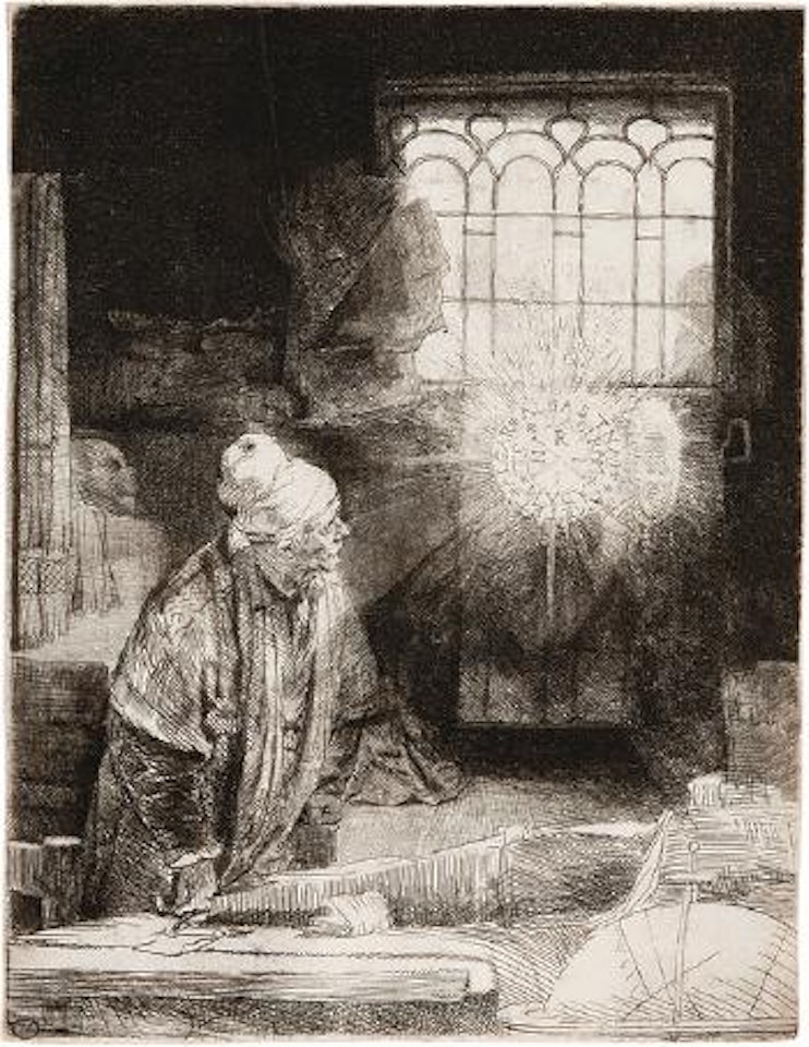 Ein Gelehrter in seiner Studierstube - Faust by Attributed to Rembrandt Harmensz van Rijn
