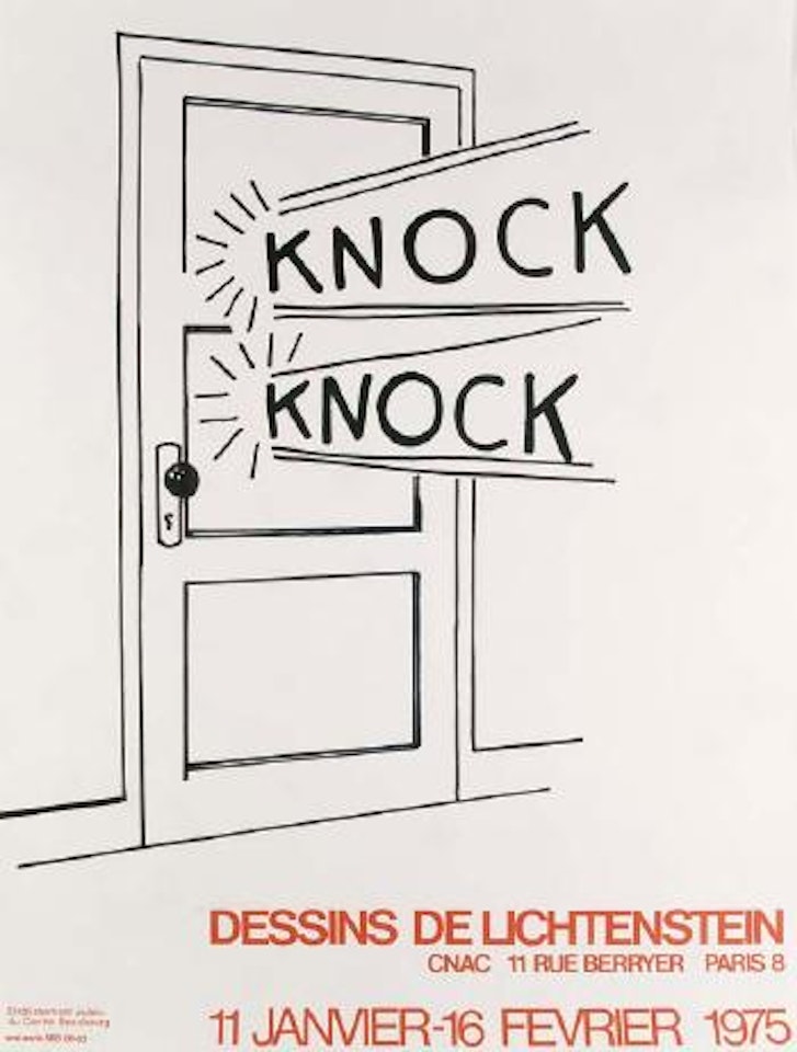 Knock Knock by Roy Lichtenstein