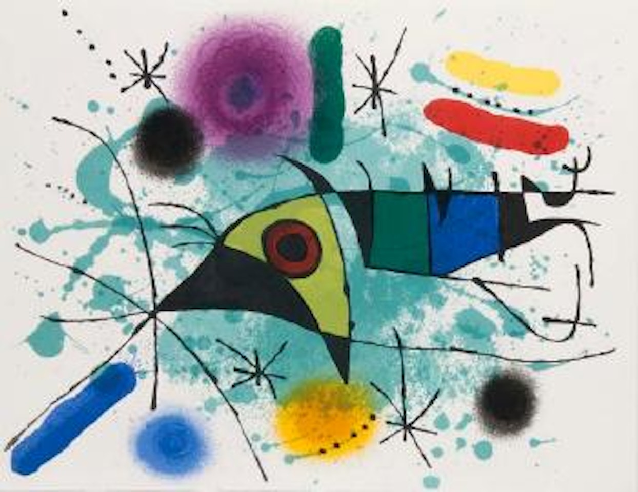 Le Chanteur by Joan Miró