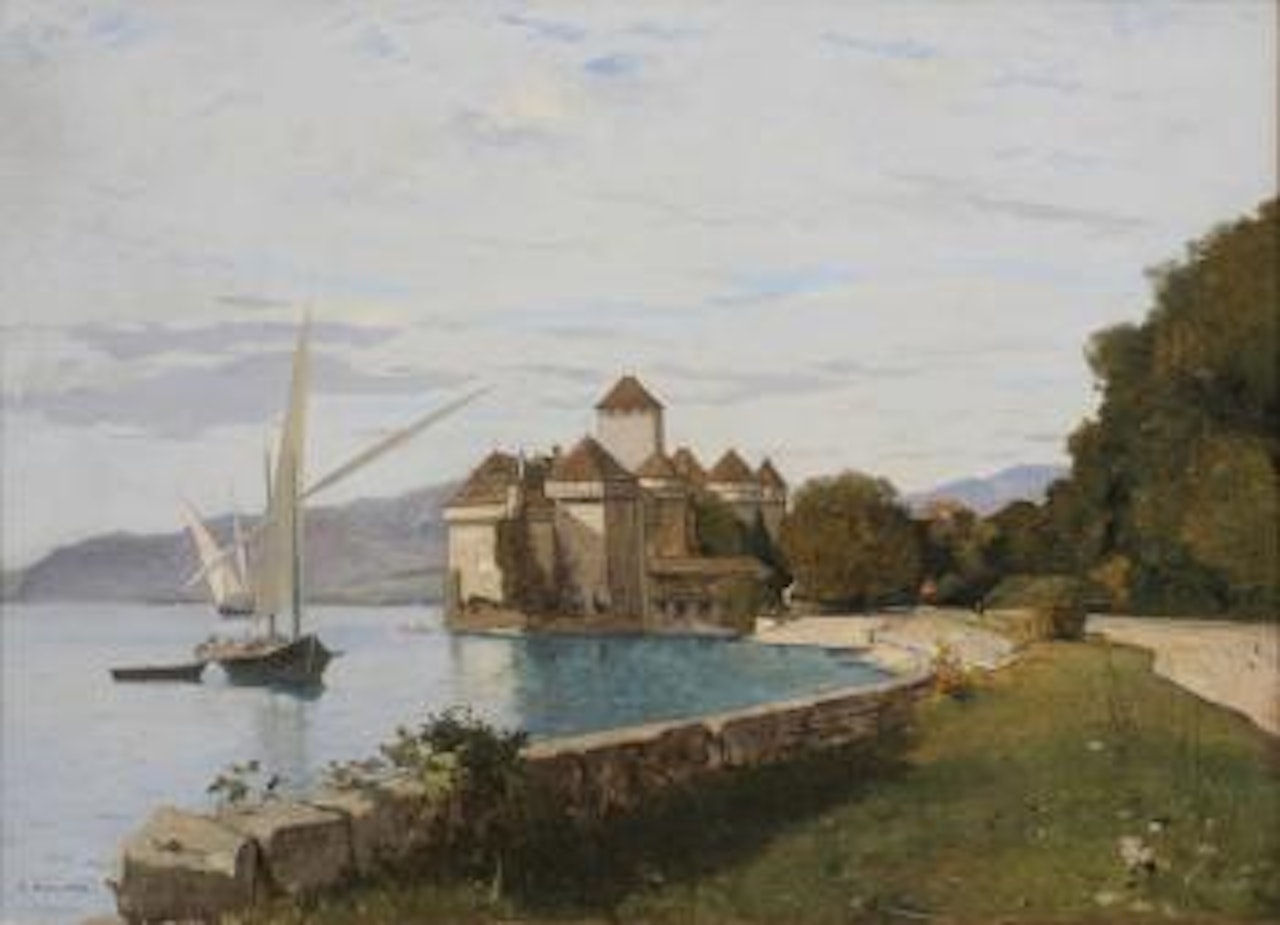 Le Château de Chillon by François Bocion
