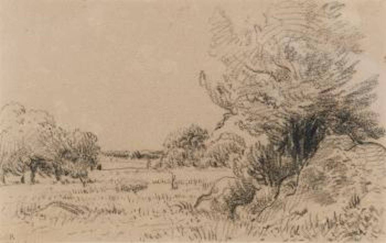 Les Pommiers De La Belle Marie by Théodore Rousseau
