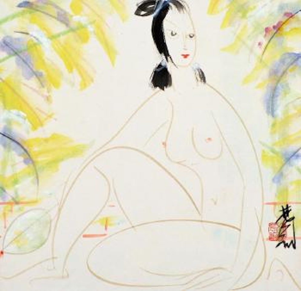 Nude by Lin Fengmian