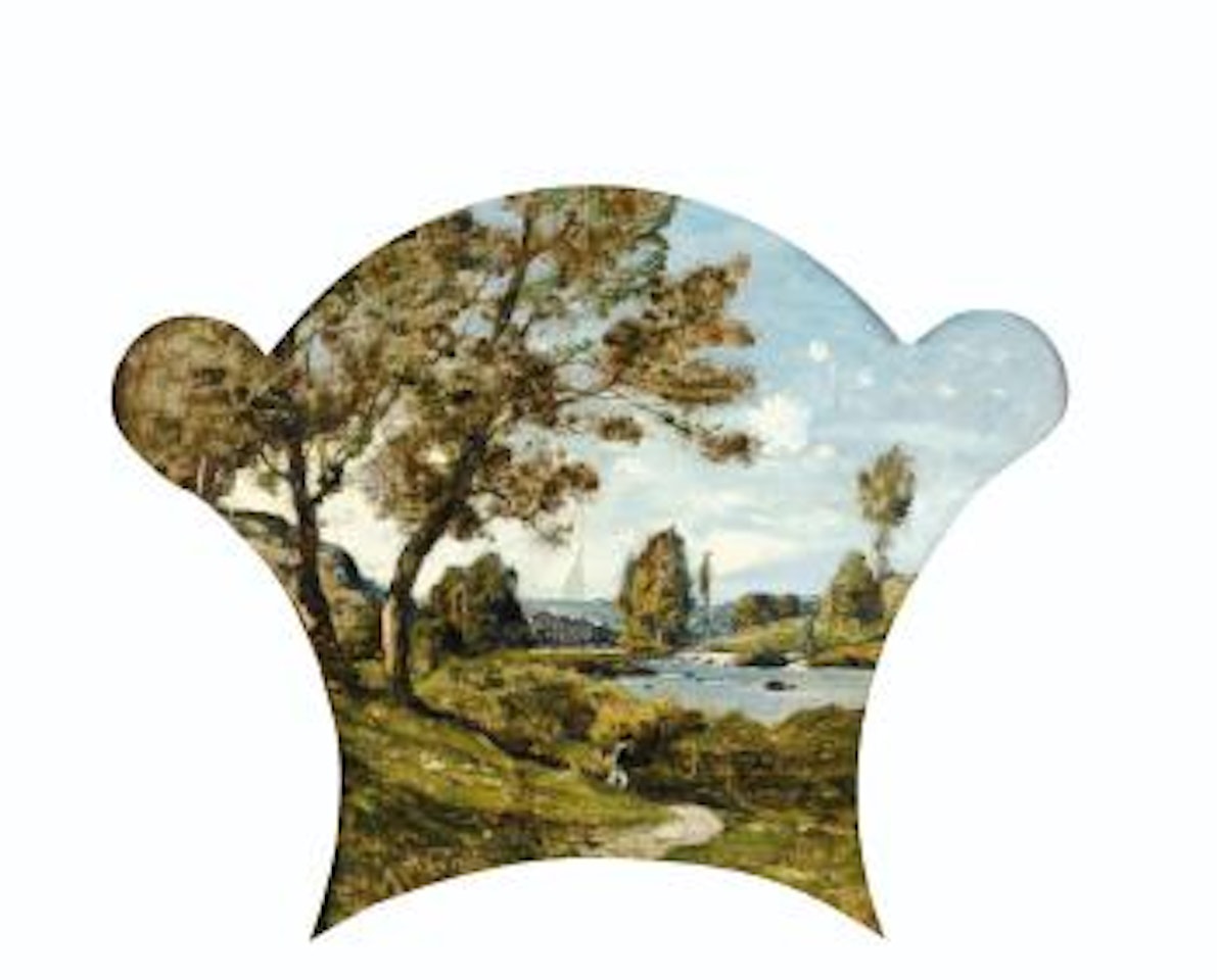 Jeune Garçon Sur Un Chemin by Henri Harpignies