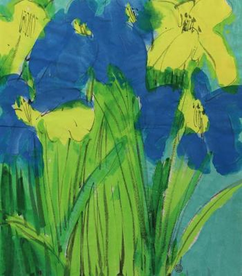 Orchid by Walasse Ting