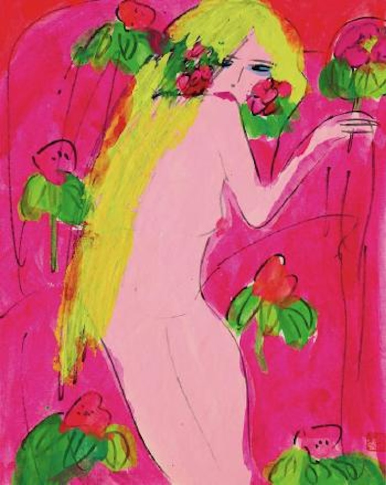 A nude beauty by Walasse Ting