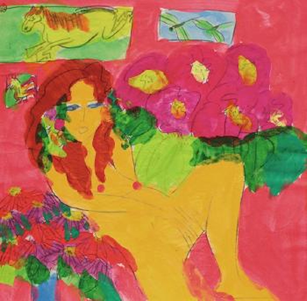 Spring in room by Walasse Ting