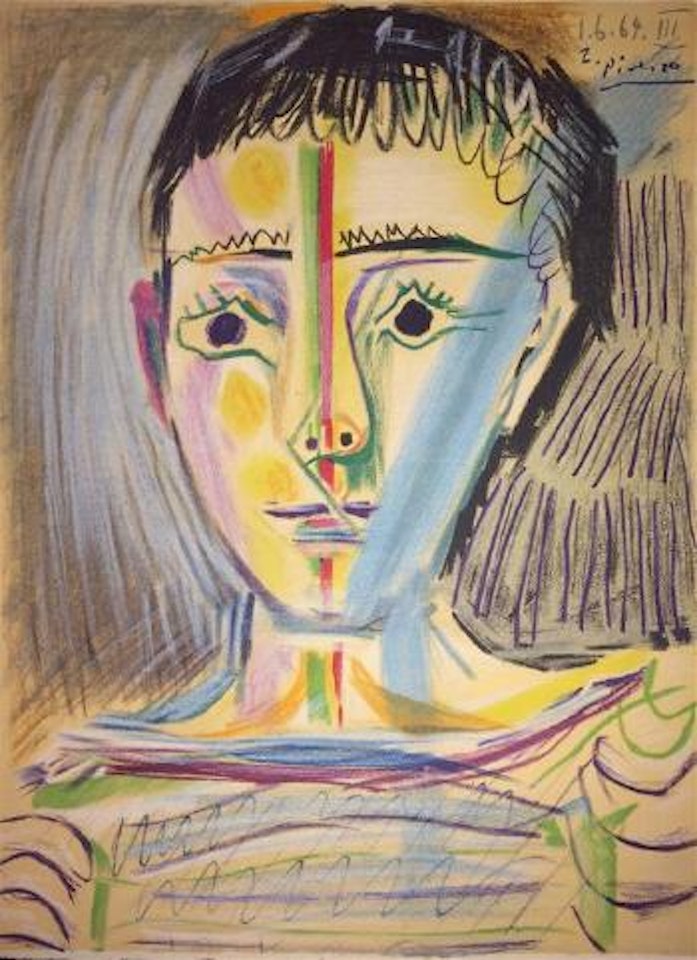 Tete d'homme by Pablo Picasso