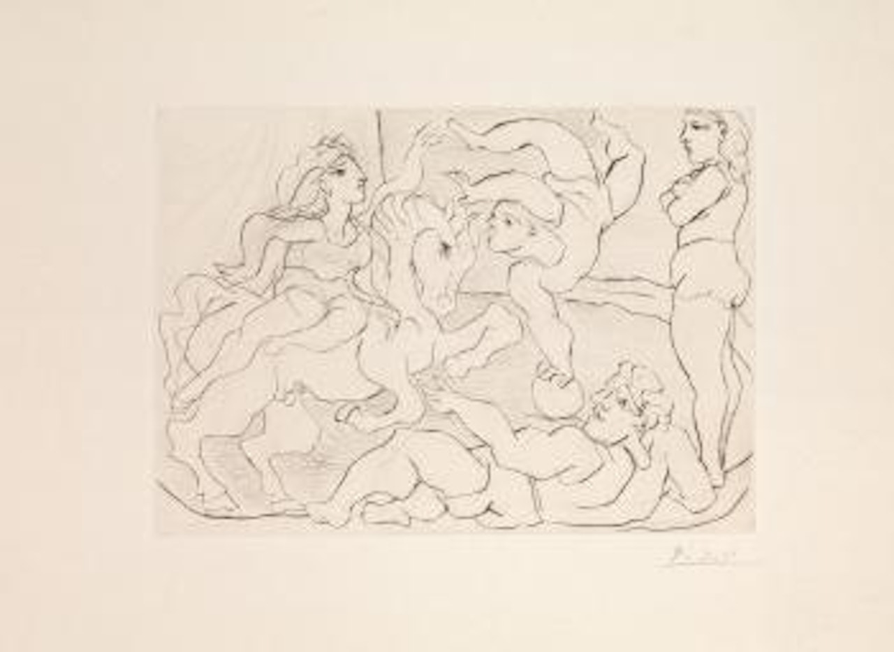 Le cirque by Pablo Picasso