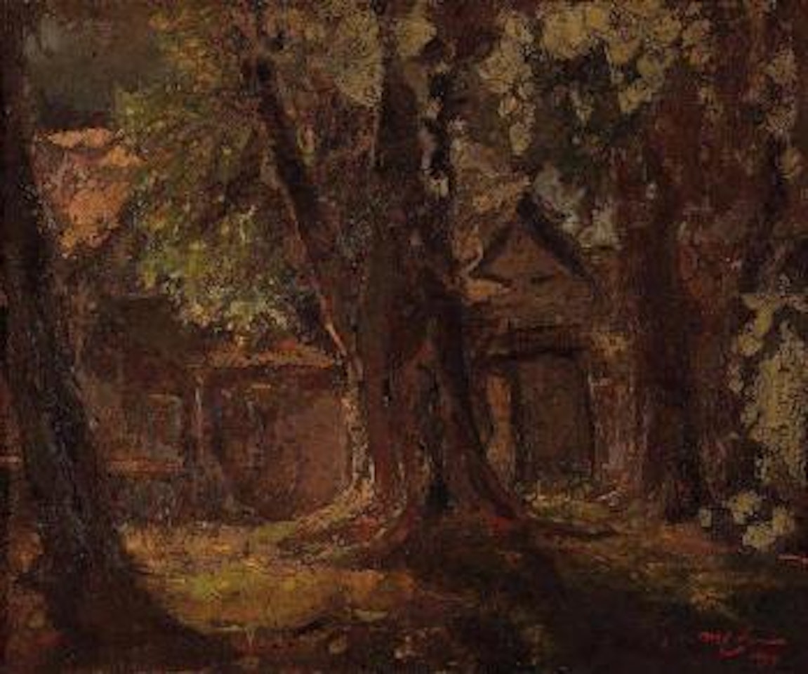 Kampung (Village) by Lee Man Fong