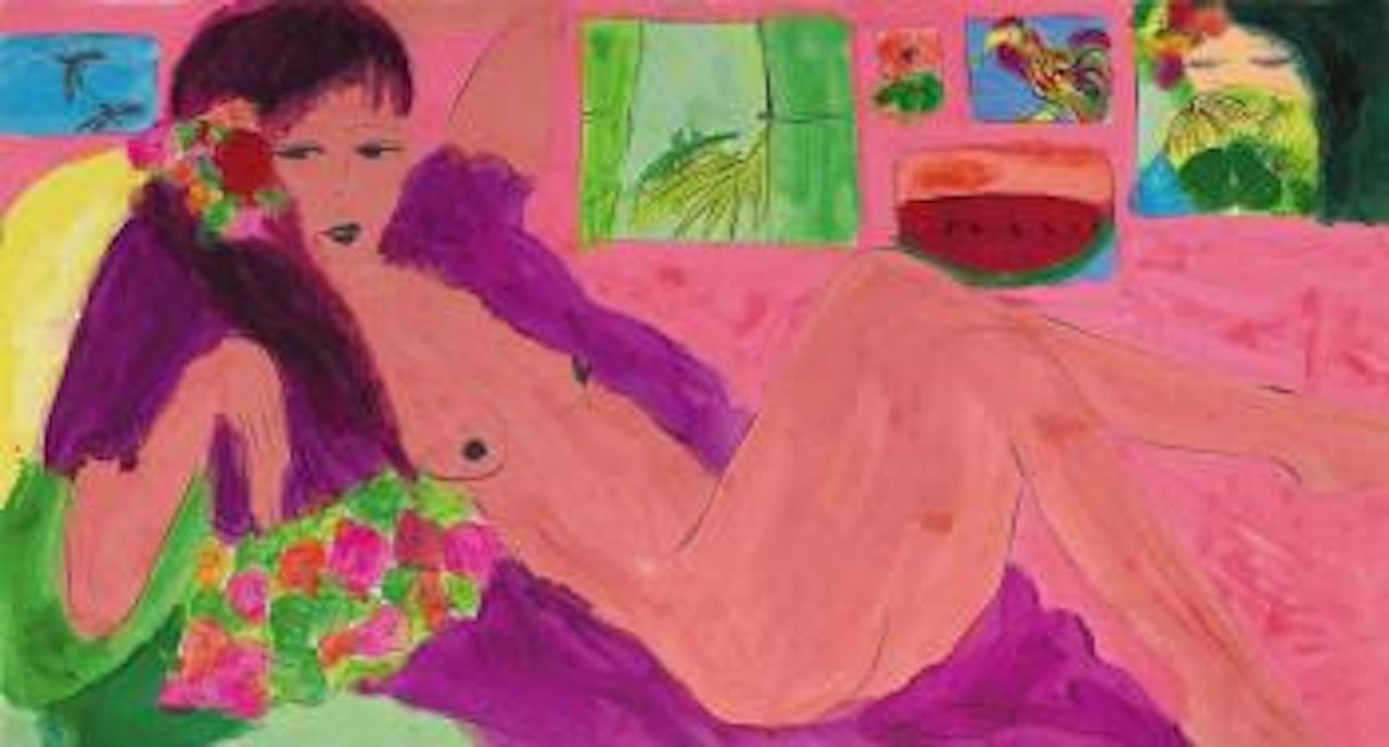 Summer beauty by Walasse Ting