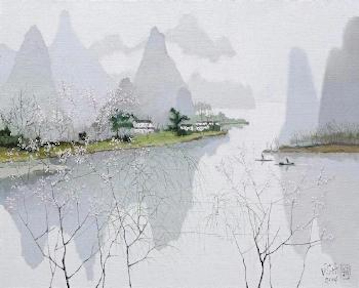 Plum blossoms by Pang Jiun