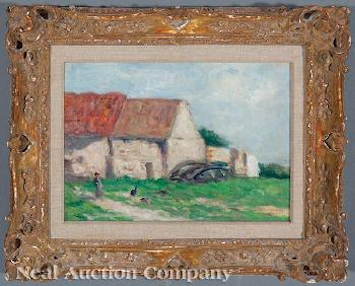 La Ferme by Maximilien Luce