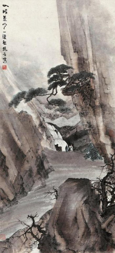 Poem scene by Fu Baoshi