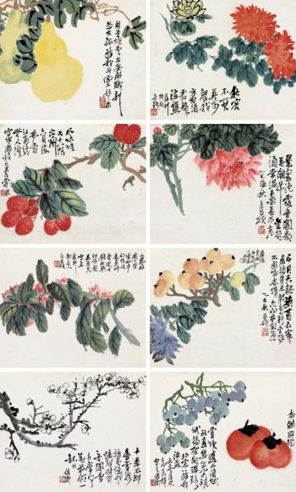 Flower and Fruit by Wu Changshuo