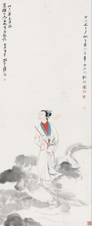 Figure by Zhang Daqian