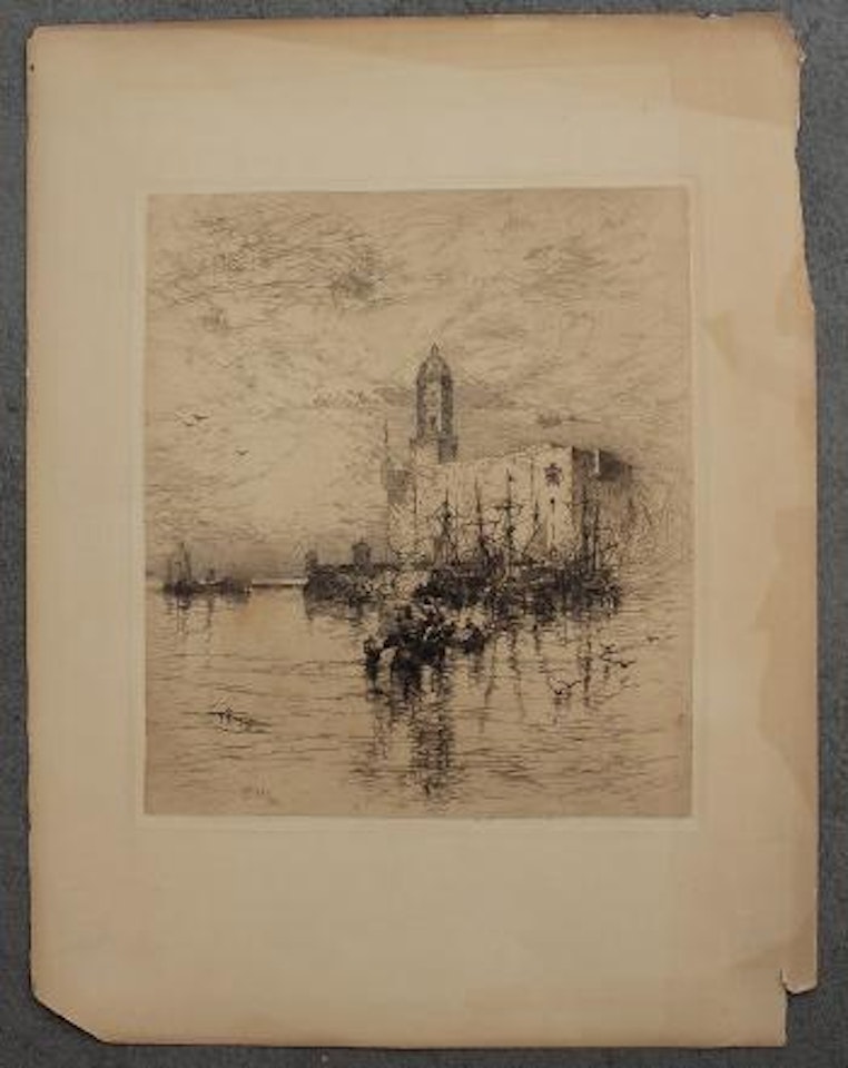 Venetian scene by Thomas Moran
