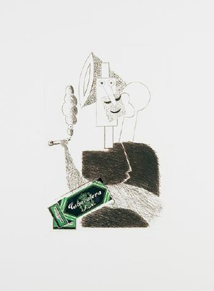 El fumador by Manolo Valdés