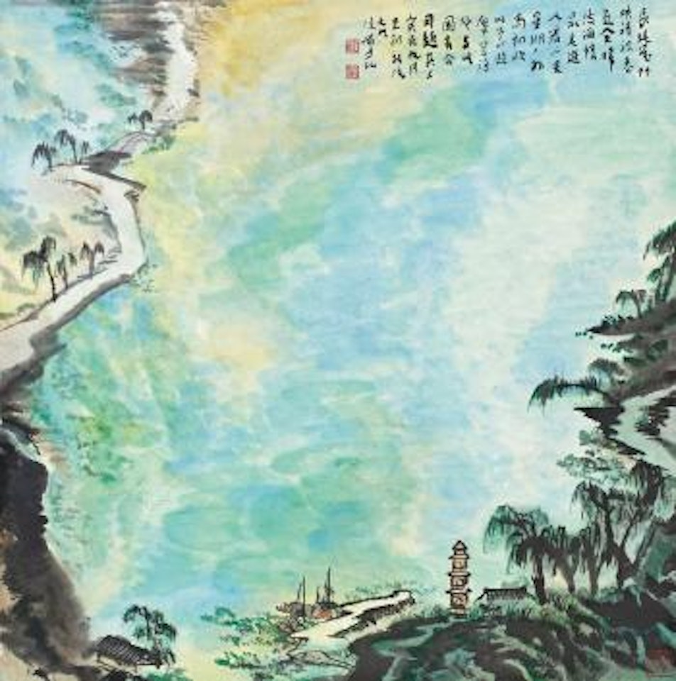Spring scenery by Lu Yanshao