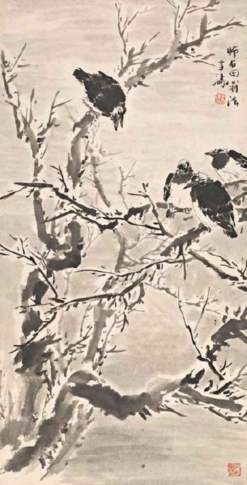 Birds in snow by Wang Xuetao