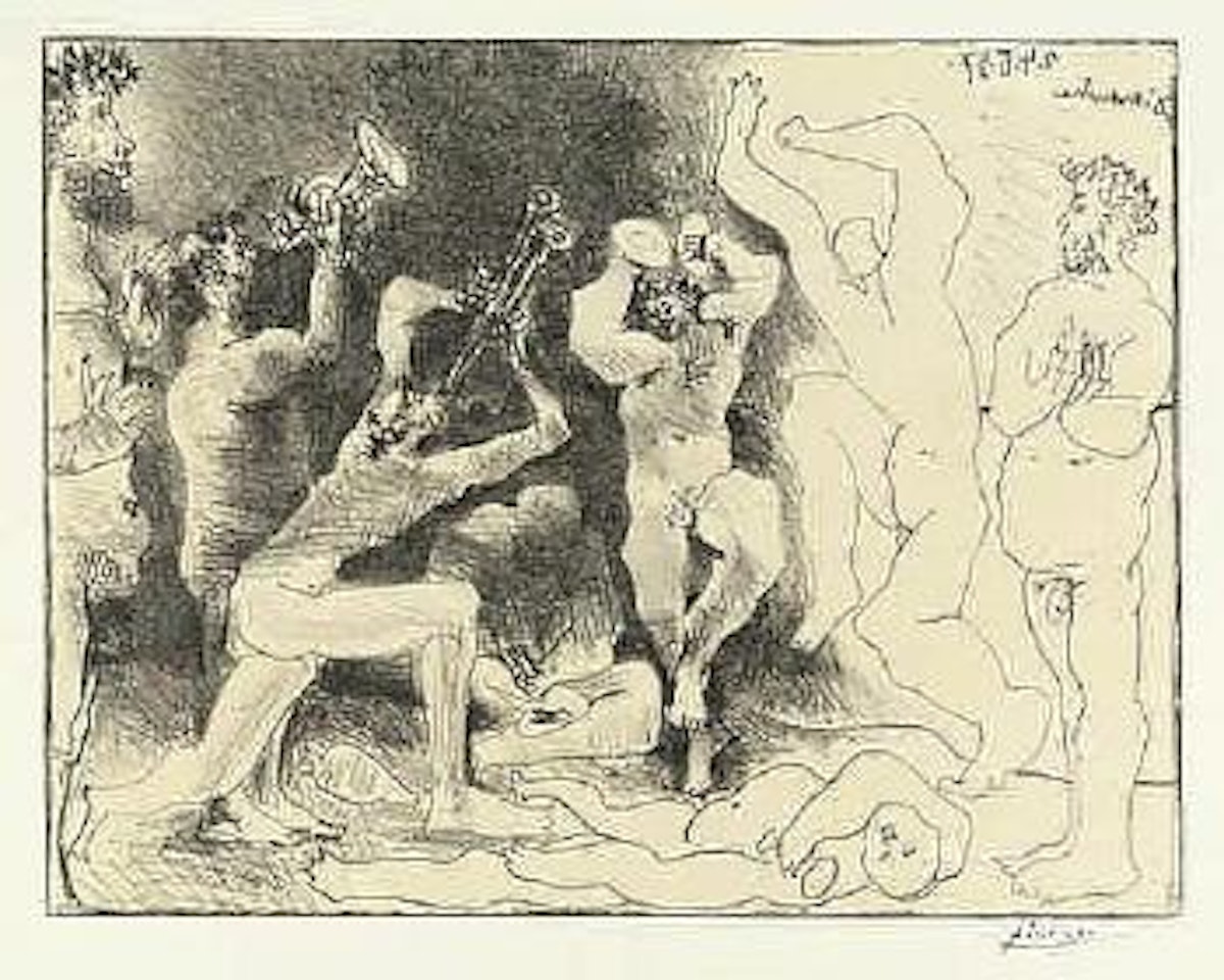 La danse de faunes by Pablo Picasso