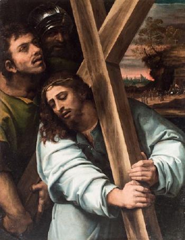 Cristo con la cruz a cuestas by Sebastiano del Piombo