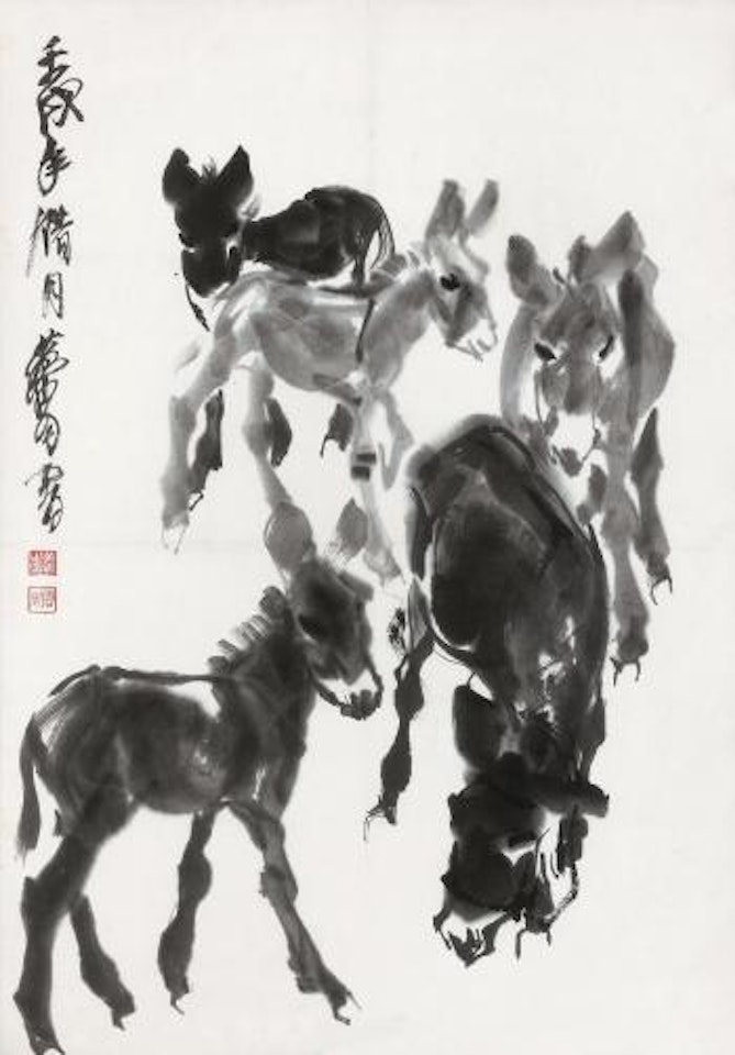 Donkeys by Huang Zhou