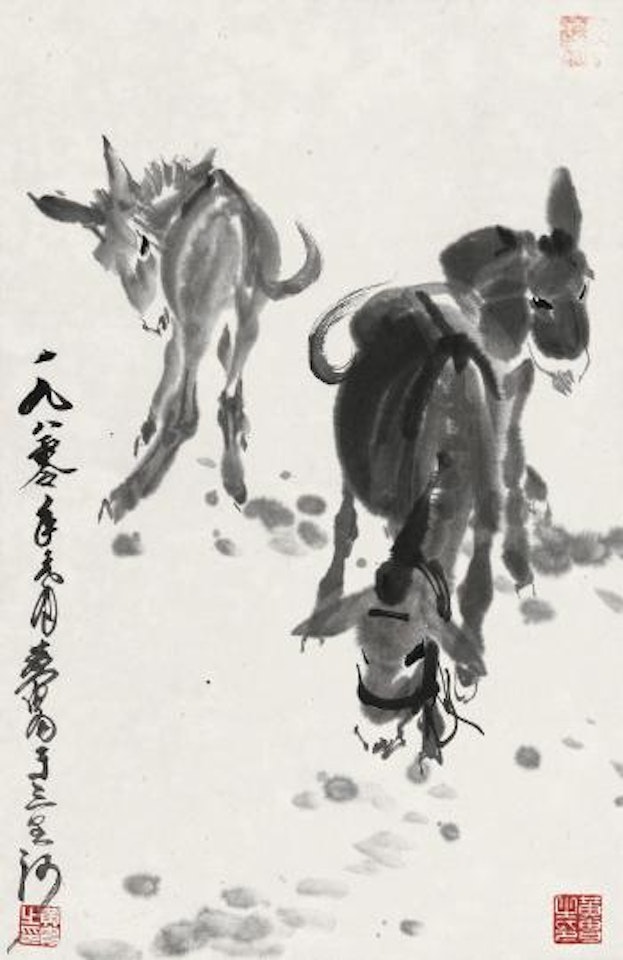 Donkeys by Huang Zhou