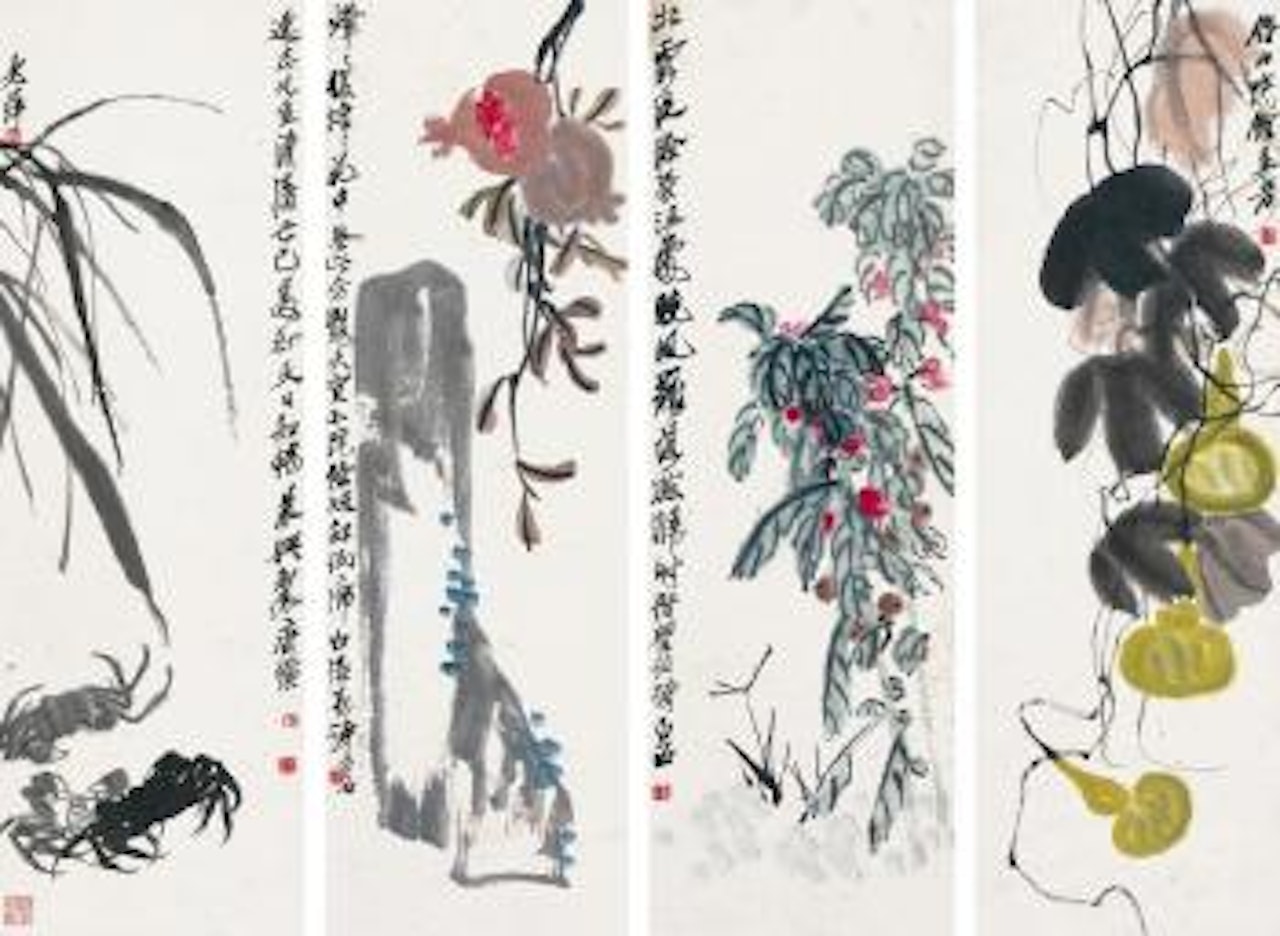 Various subjects by Qi Baishi