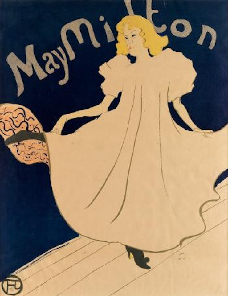 May Milton by Henri de Toulouse-Lautrec
