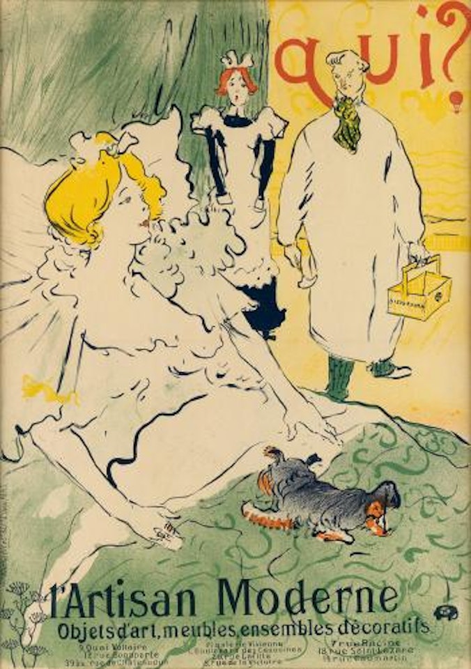 Qui? / L'artisan Moderne by Henri de Toulouse-Lautrec