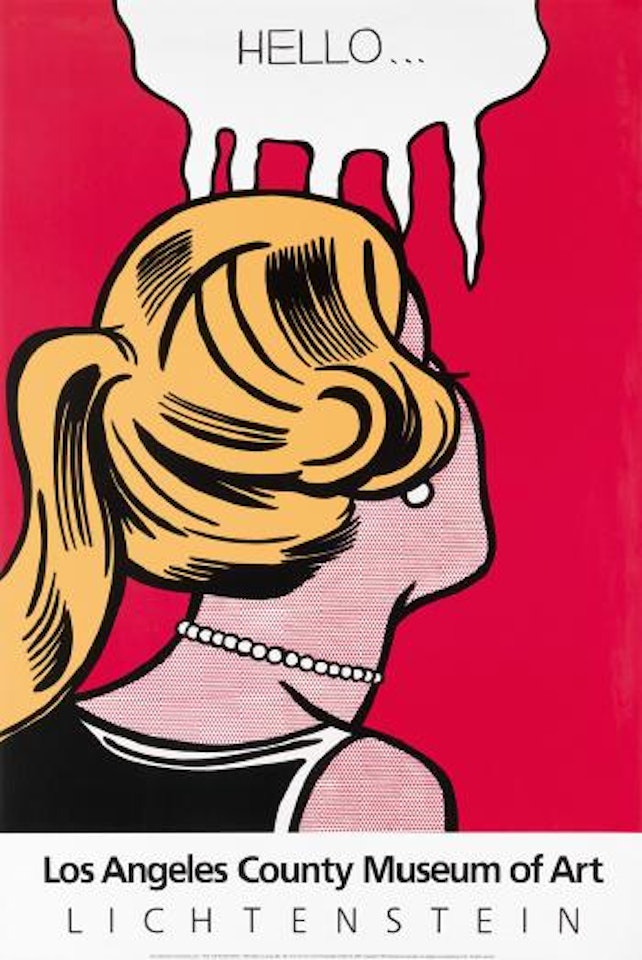 Hello . . . / Lichtenstein / Los Angeles County Museum of Art by Roy Lichtenstein