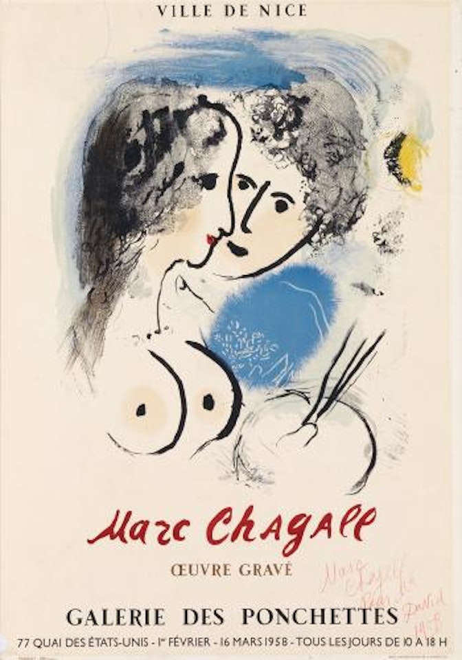 Marc Chagall / Galerie Des Ponchettes by Marc Chagall