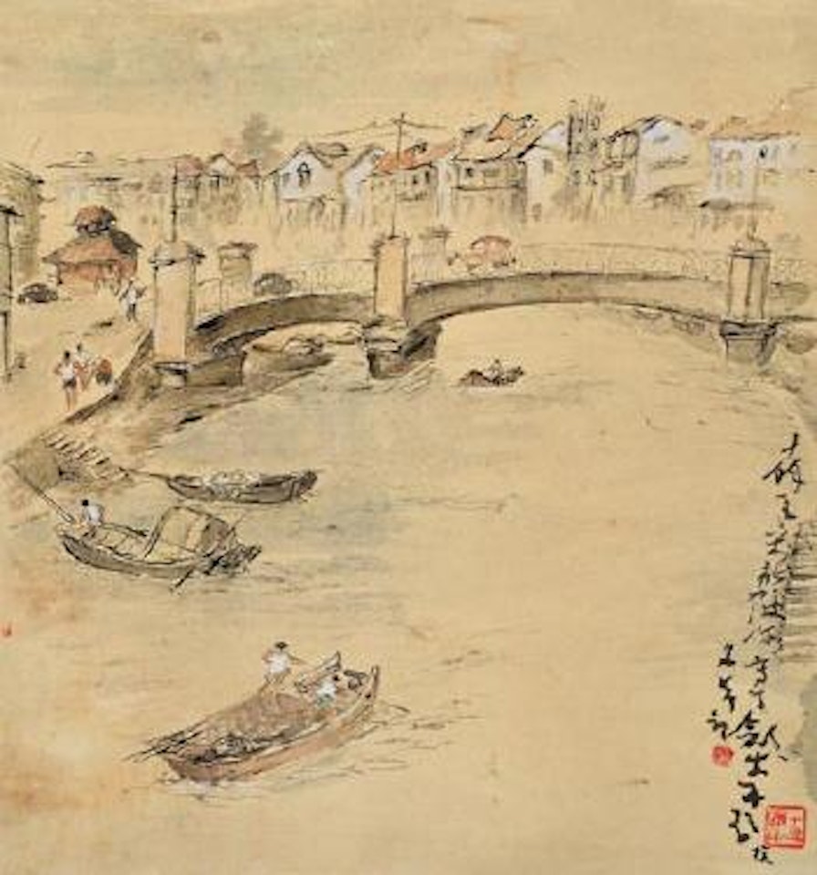 Singapore river by Chen Wen Hsi