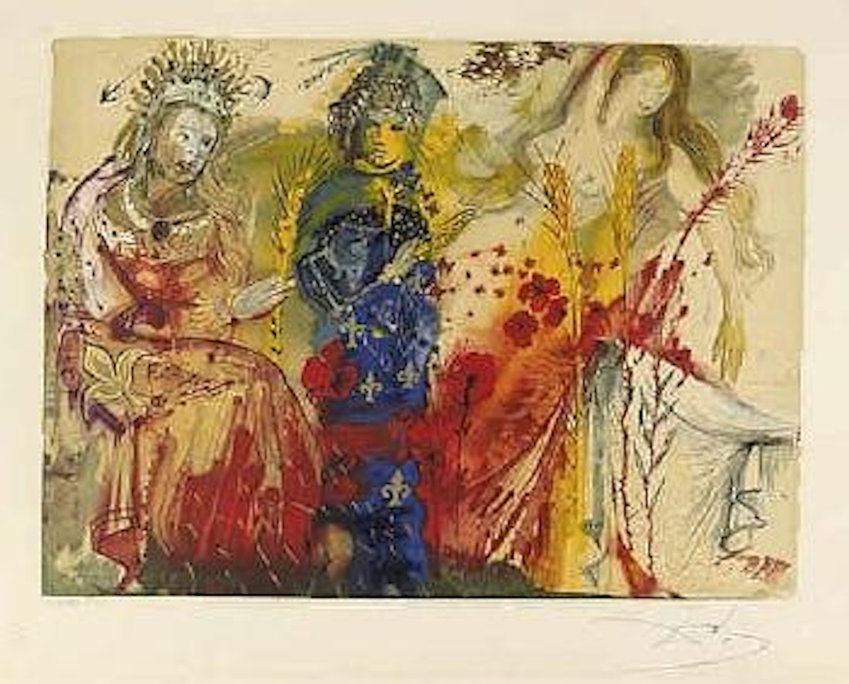 Die vier Jahreszeiten by Salvador Dali