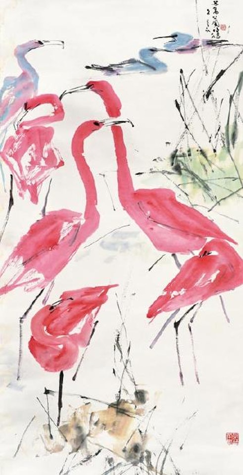 Egrets by Chen Wen Hsi