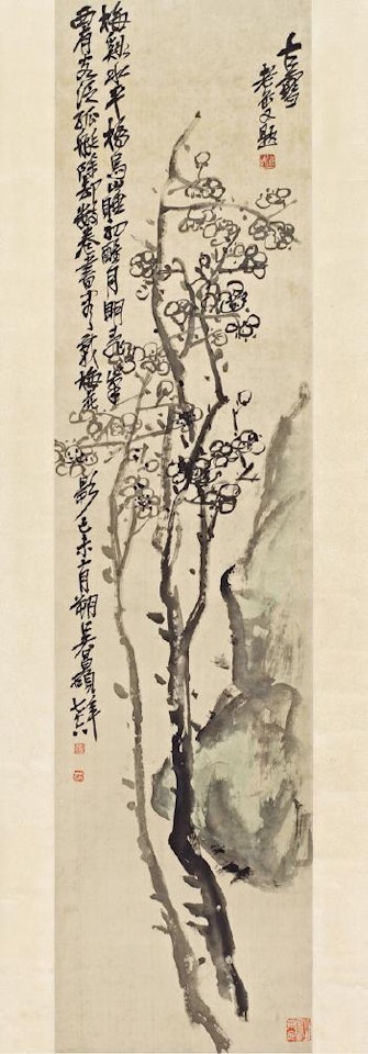 Plum blossoms by Wu Changshuo