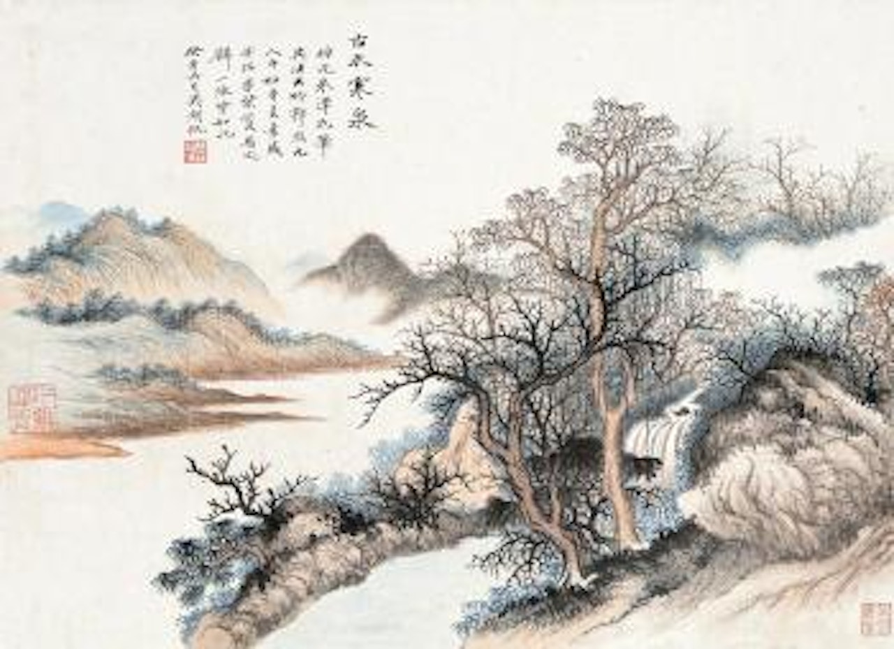 Winter scenery by Wu Hufan