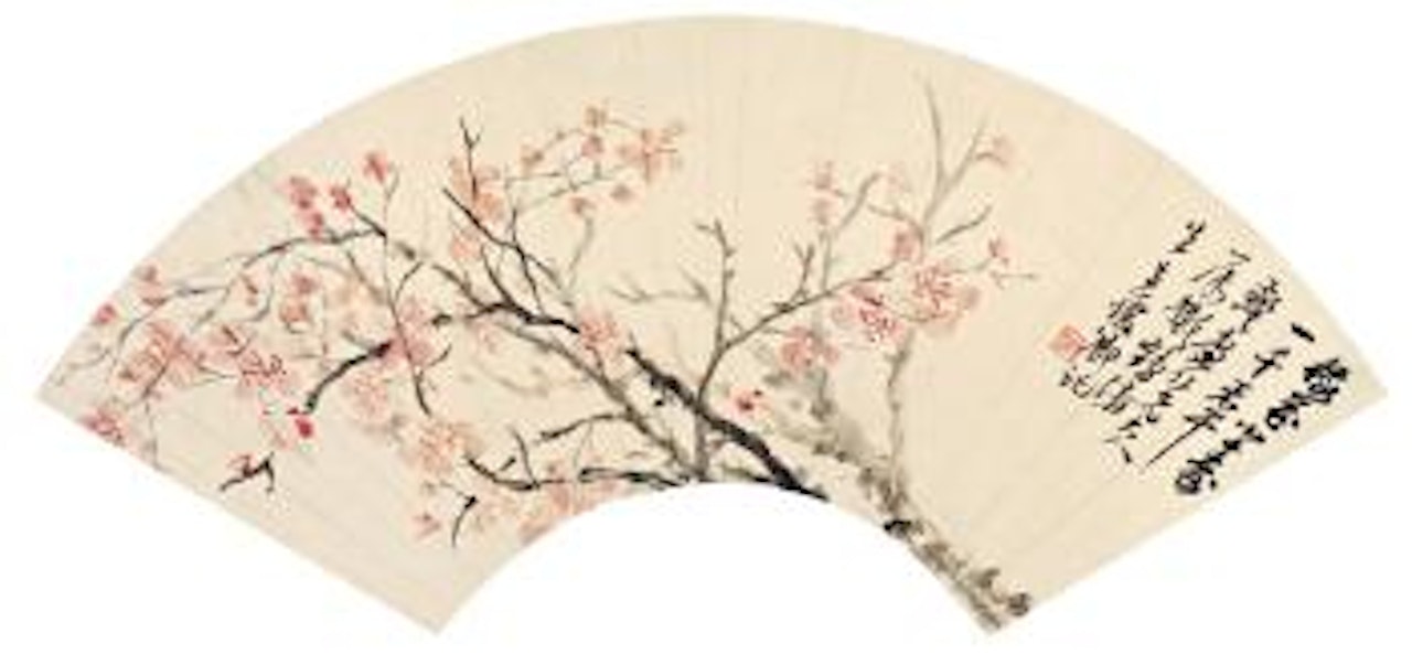 Plum blossoms by Wu Changshuo