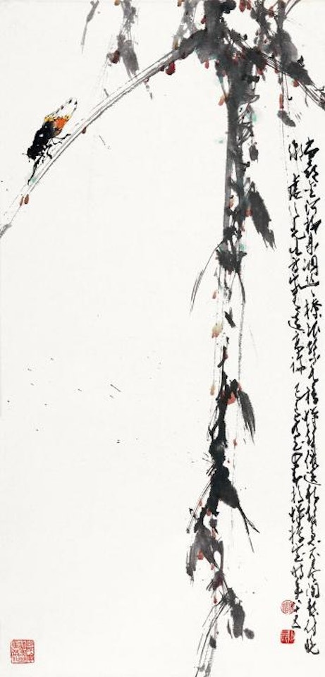 Cicada on the tree by Zhao Shao'ang