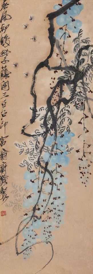 Flower and Bee by Qi Baishi