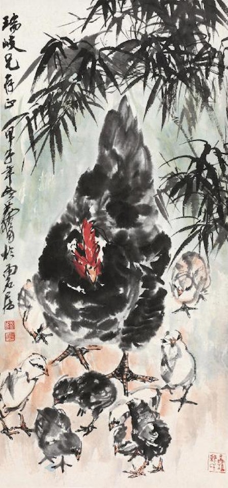 Coak by the bamboo by Huang Zhou