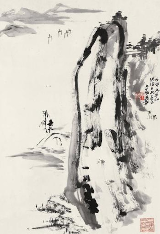 Landscape by Zhang Daqian