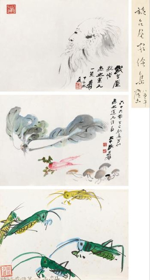 various subjects by Zhang Daqian by Walasse Ting