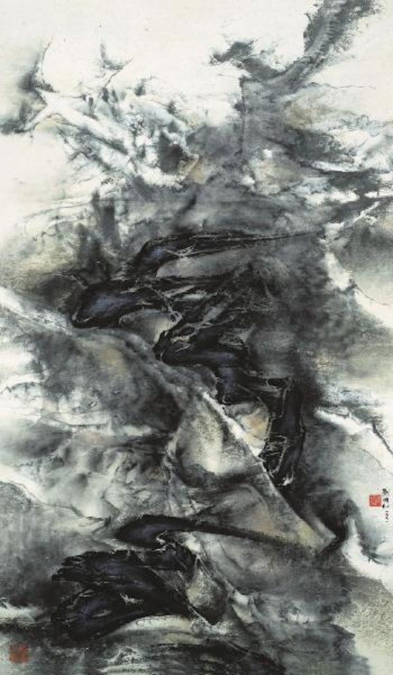 Wind by Liu Kuo-Sung (Liu Guosong)
