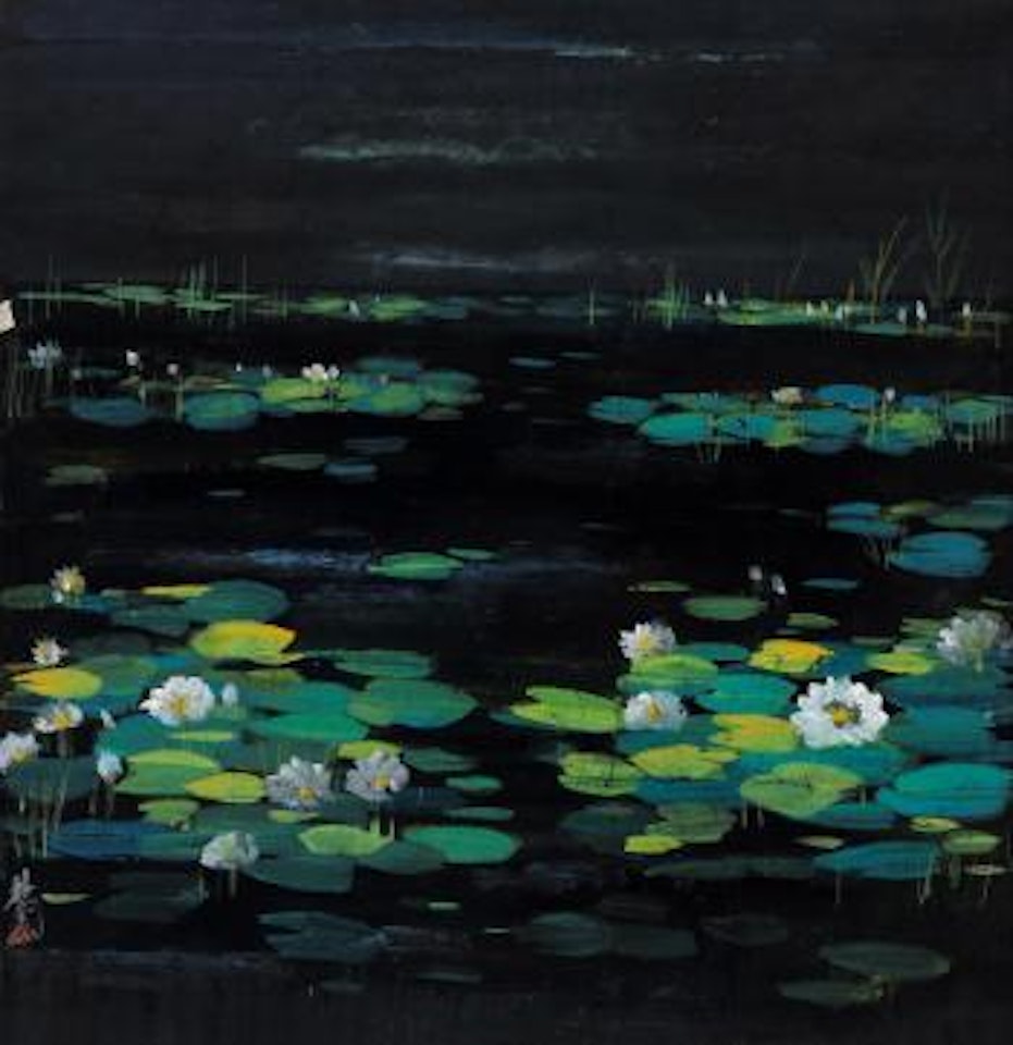 Lotus Pond by Lin Fengmian