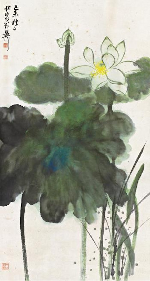Lotus by Xie Zhiliu