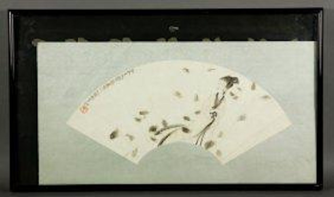 Fan painting, china by Fu Baoshi