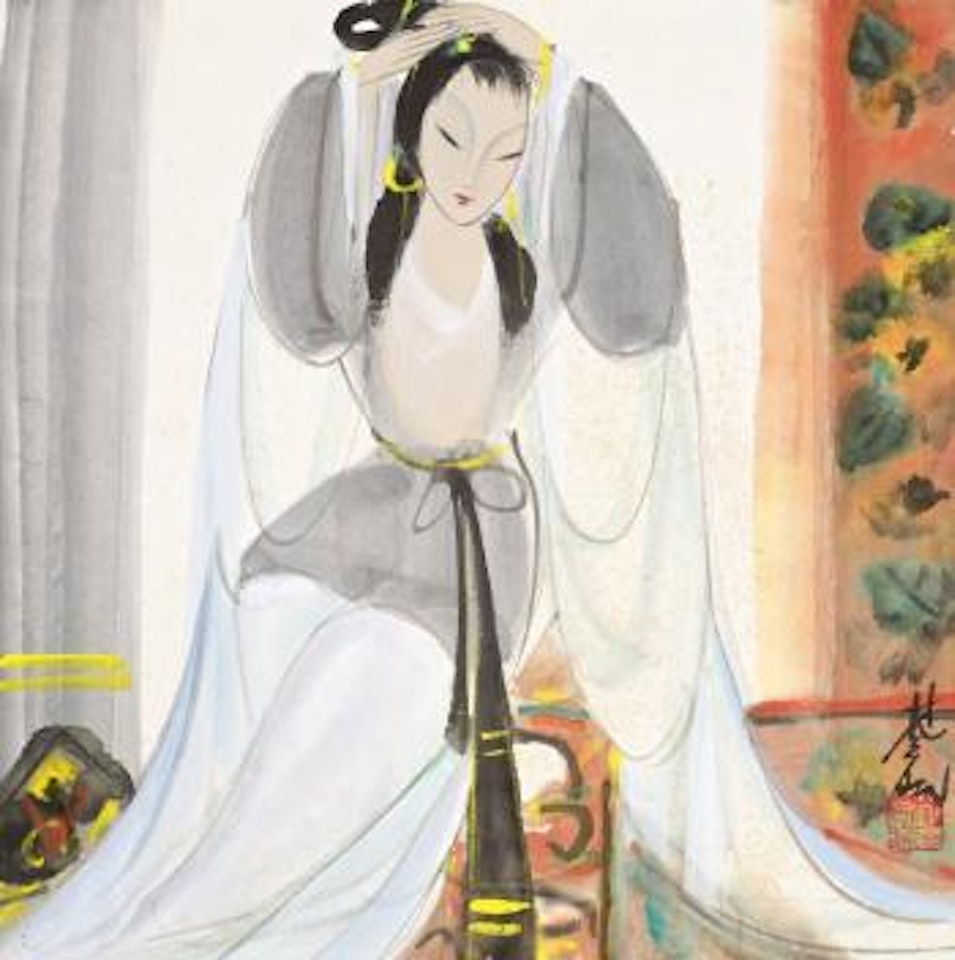 Lady by Lin Fengmian