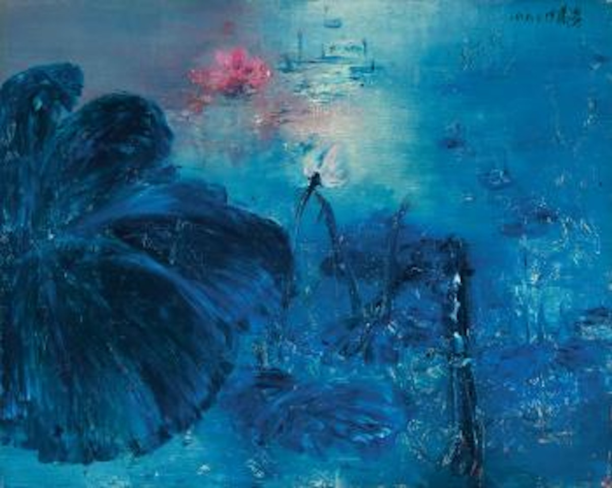 Blue Lotus by Zhou Chunya