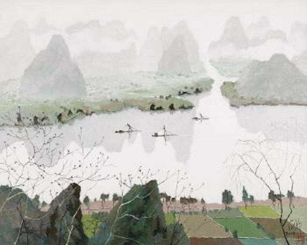 Down the river by Pang Jiun
